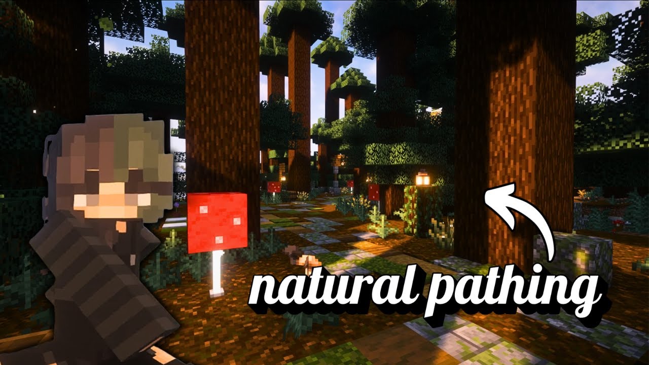 Building Natural Looking Paths in Minecraft – Full Tutorial