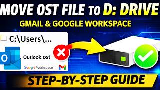 Change OST File Location Gmail – Google Workspace in Outlook