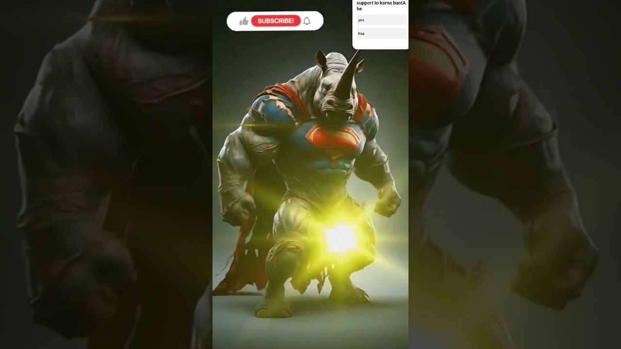 rhino plus Superman hybrid-the amazing series shorts 