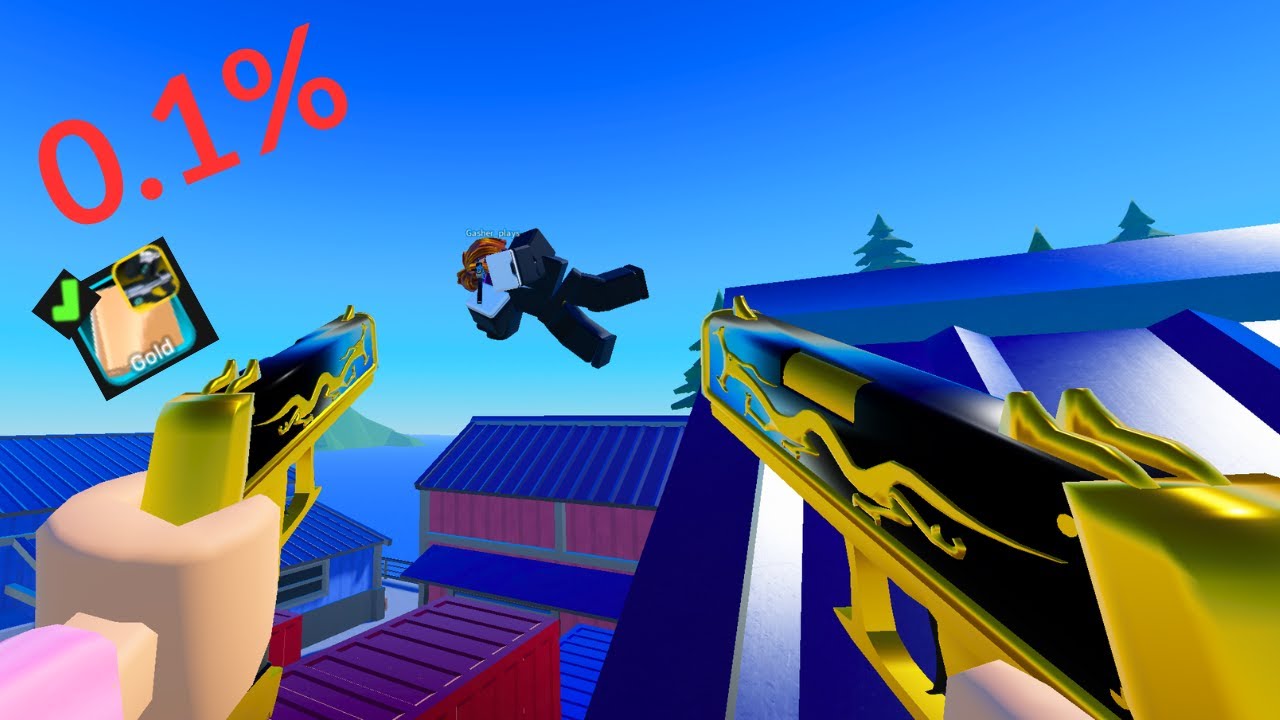 I SERCRETLY got gold energy pistols in Roblox Rivals | Roblox Rivals ...