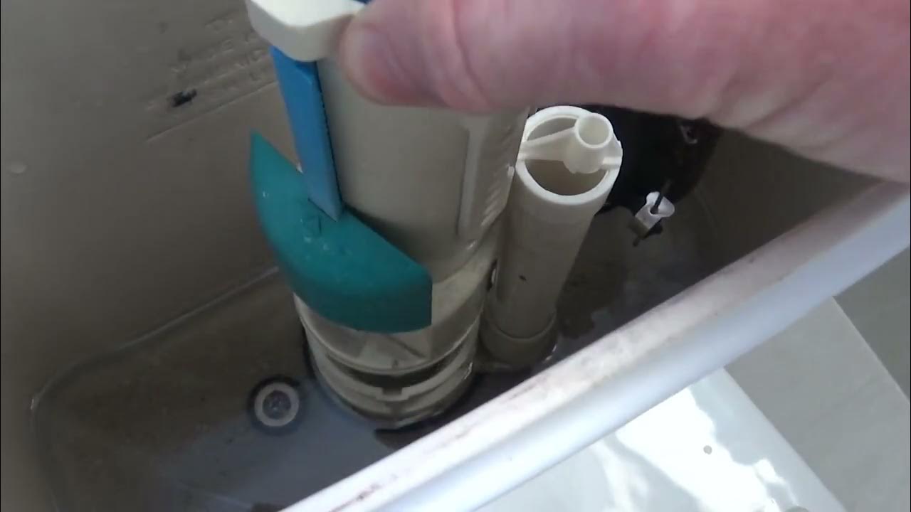 Porcher toilet flush valve removal. (Aligning the lugs for removal
