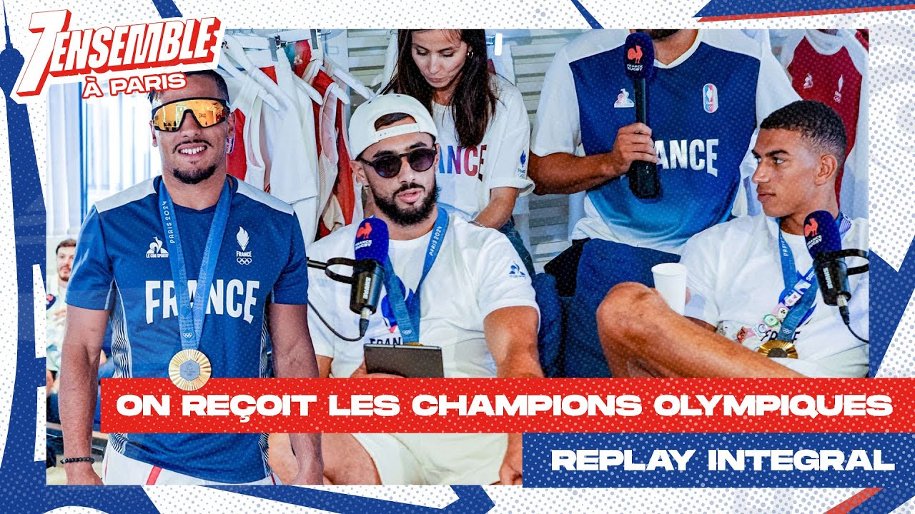 #7Ensemble à Paris : On reçoit et on célèbre nos Champions Olympiques ! [REPLAY INTEGRAL]