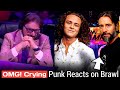 Cm punk reacts on all in brawl footage tony schiavone crying on aew  wwe  aew lil mark exposed