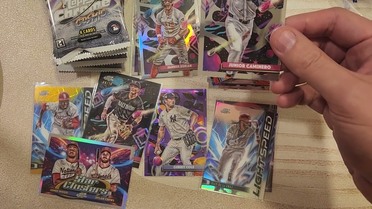 2025 Topps Chrome Cosmic Hobby - Box 1 抽中大Hit #topps #toppschrome #toppsbaseball 