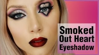 Smoked Out Heart Eye shadow Makeup Tutorial screenshot 5