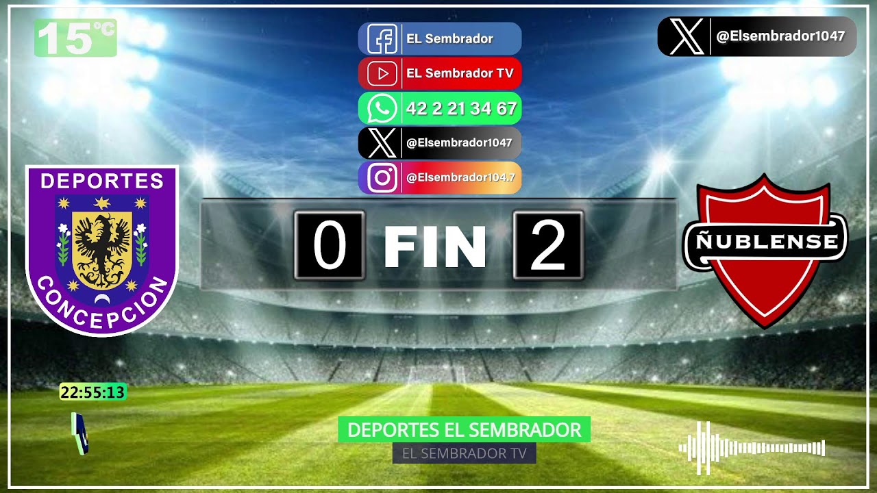 Deportes en El Sembrador - Deportes Concepción V/S Ñublense