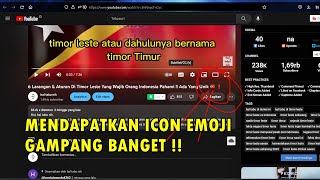 Cara Meletakkan Emoji Bendera & Lainnya di Judul Konten ▶️ Youtuber Pemula Banyak Yang Belum Tahu !!