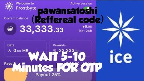 **Frostbyte (ICE Blockchain Project) ❄️ OTP TRICK, email OTP Problem LIVE Solution by PawanSatoshi**