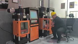 WIN-HYE2000A Electro-Hydraulic Servo Concrete Testing Machine Operation