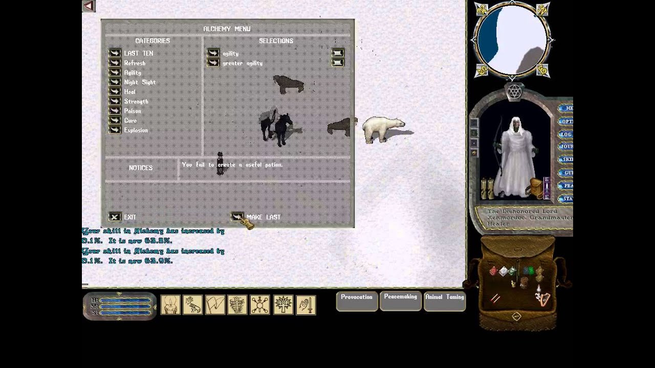 Ultima Online 177 Alchemist Greater Agility Potions YouTube