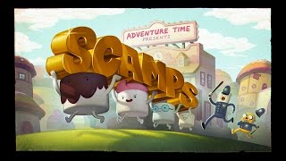 Adventure Time Title Card Painting Process - Scamps