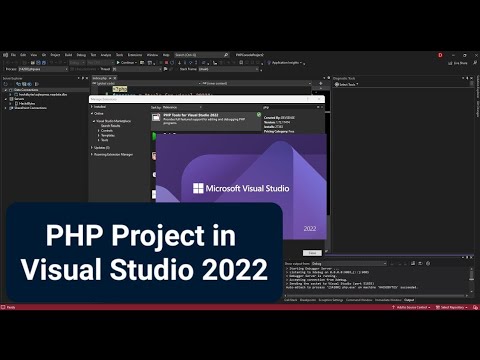 PHP Project in Visual Studio 2022 (Getting Started)