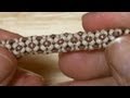 BeadsFriends: Tubular beadwork tutorial (Chenille Stitch) - A simple idea for a tubular beadwork