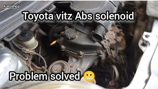Absolutely Not || My Toyota vitz 2008 model Abs light Off 🥺😲• Problem Solved @armanfaiz
