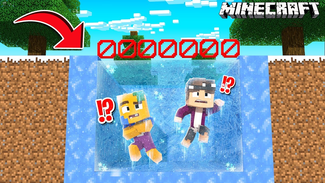 CENTEX und VITAMINE unter EIS GEFANGEN in Minecraft!
