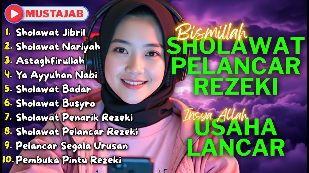 KUMPULAN SHOLAWAT TERBARU 2025 | SHOLAWAT JIBRIL PENARIK REZEKI, ISYFALANA | SOLAWAT TERBAIK 2026