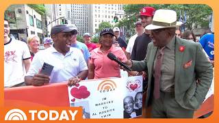 Al Roker Meets Look-Alike Fan on TODAY Plaza: ‘That’s Freaky!’