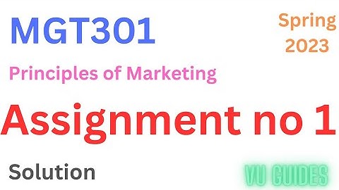 MGT301 Assignment 1 Solution Spring 2023/ MGT301 Assignment 1 Solution 2023/ #vu #mgt301 #assignment
