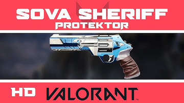 Sova Sheriff (Protektor) VALORANT Skin + Buddy | Agent Skins HD Showcase