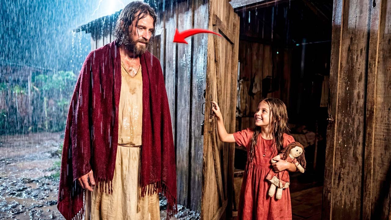 JESUS Bateu À Porta Pedindo Abrigo da CHUVA e o Que a Pobre MENINA Fez Chamou a Atenção de Deus!