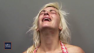 Drunk Woman Has Hysterical Breakdown in Front of Officers (JAIL)