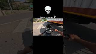 Close To Death 💀 | Bike Speed Test #shorts #biker #speed #rider #bike #viralshorts #ktm #trending