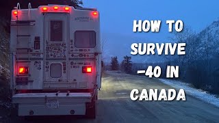 How To SURVIVE a REAL Canadian Winter in a Van or Rv!