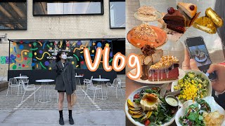 [잘먹는 브이로그🍴]비건빵먹방(제빵인턴)🥖|이태원 키에리🍰 플랜트🌯|잇샐러드🥗|비건카페 앞으로의 빵집 / 구수하당🌿