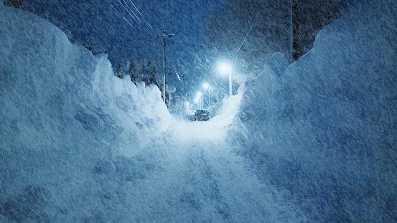 Ultimate Freezing Blizzard Sounds for Sleep, in a Frosty Weather ...