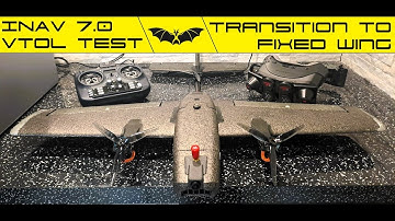 INAV 7.0 VTOL Transition Test Flight - Success!! Also a quick T1 Ranger VTOL build overview.