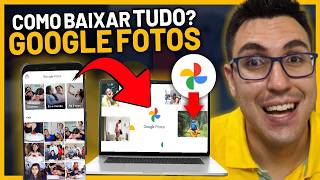 Como Baixar Todas as Fotos e Vídeos do Google Fotos de Uma Vez! Backup Completo no PC!