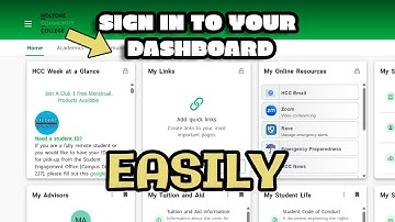 How to Log Into the MyHCC Dashboard (Step-by-Step Tutorial)
