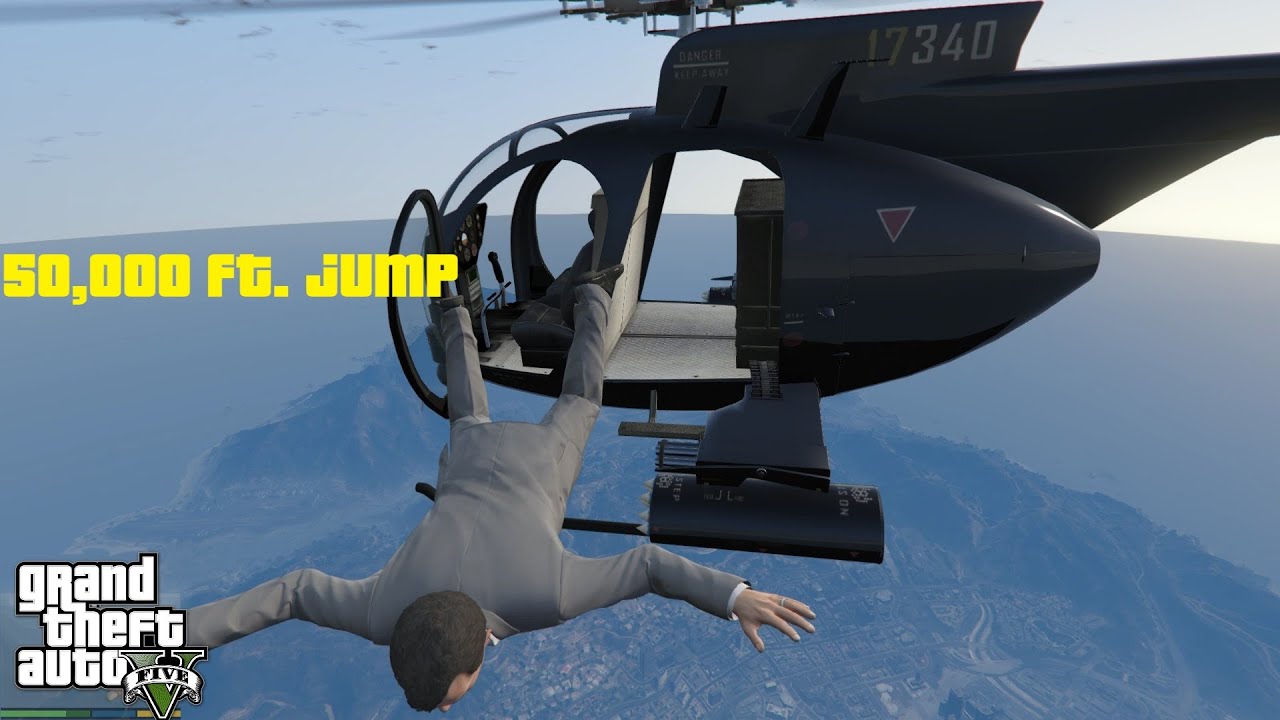 Jumping From 50,000 ft. Hight