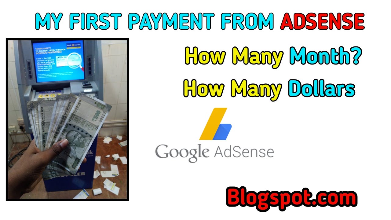 My Adsense First Payment in Tamil My payment from website in Tamil blogger adsense 