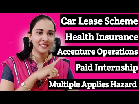 Accenture Car Lease Scheme | Health Insurance | Paid Internship |Problems faced on Multiple Applies