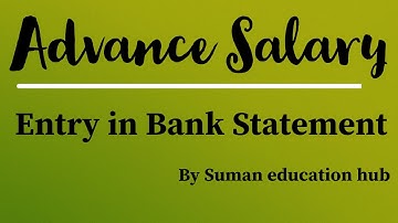 Advance salary entry in bank statement in Tally Prime l how to pass advance salary entry in Tally
