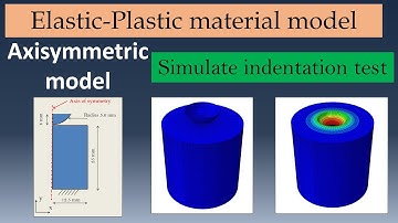 Elastic–Plastic Material Modeling in Abaqus | Indentation Test Tutorial