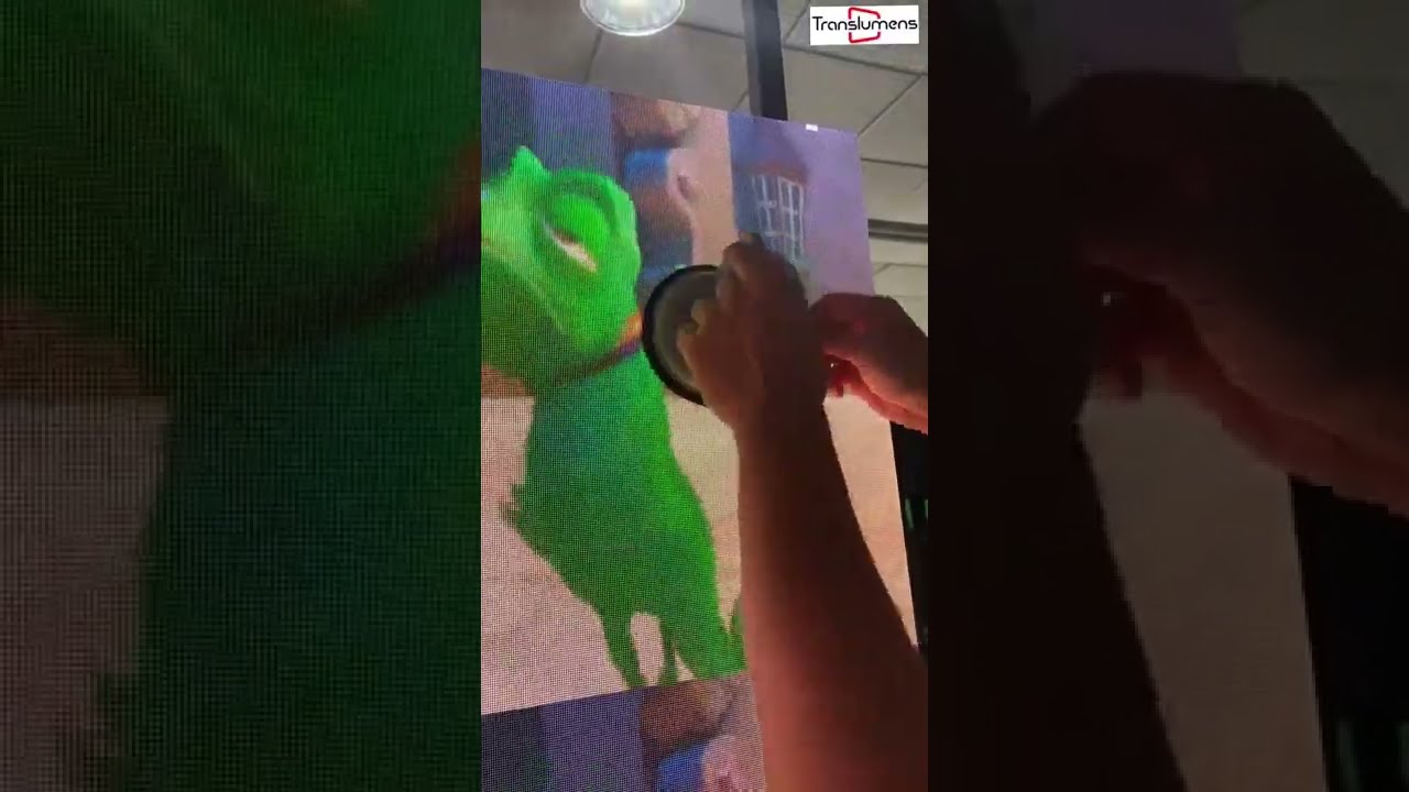 Translumens video for the front service way LED screen