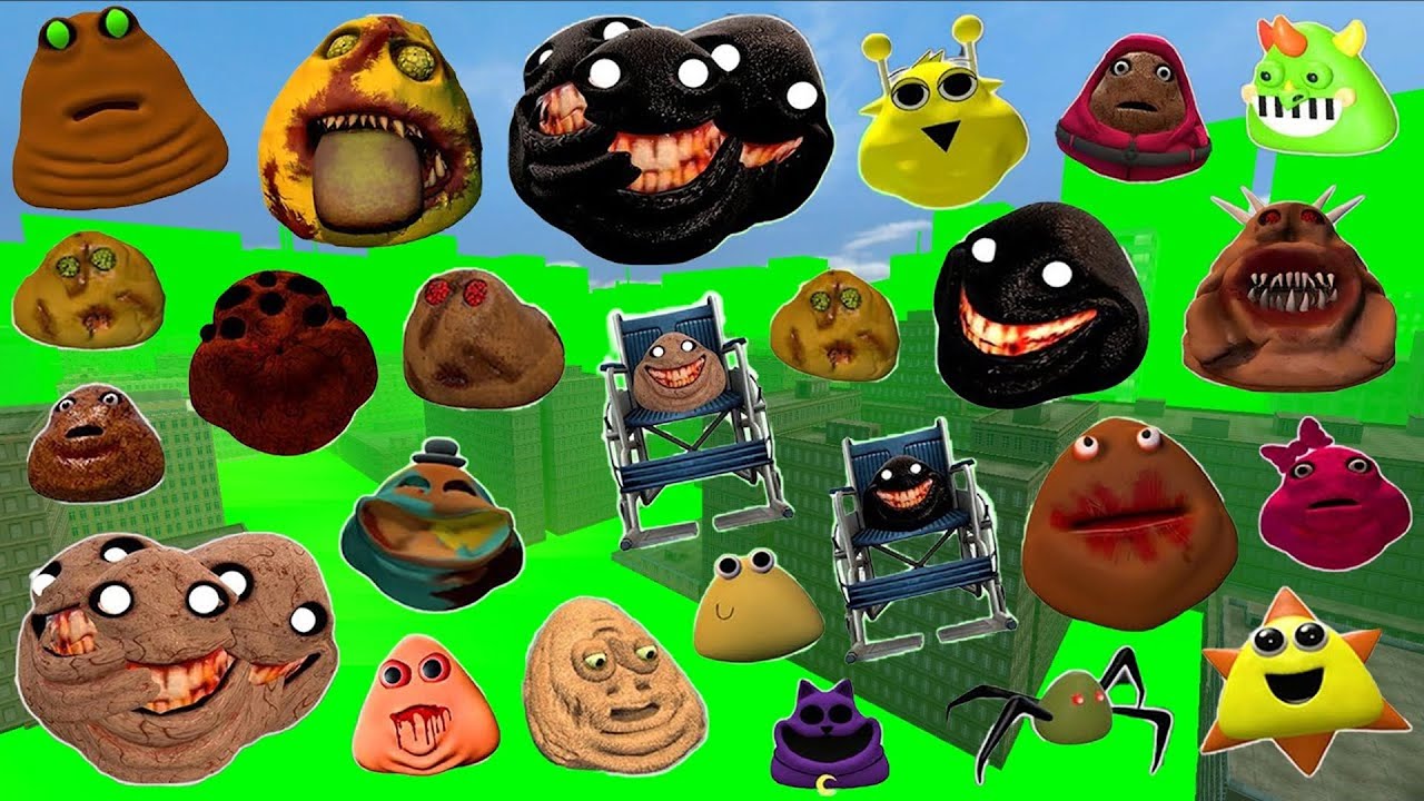 DESTROY ALL NEW 3D POU BOU'S REVENGE & ITALIAN BRAINROT FAMILY in 💥TOXIC BIG Garry's Mod