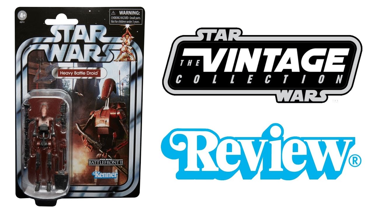 Star Wars The Vintage Collection Gaming Greats Heavy Battle Droid (Battlefront II)