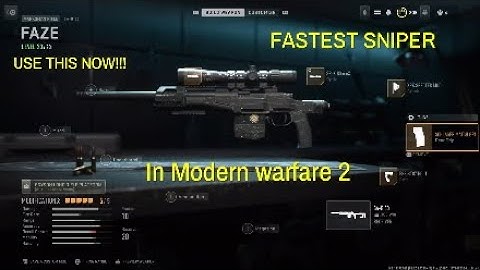 This FaZe Scope sniper is INSANE on #mw2 | crazy moments + Class setup | #sniping #modernwarfare