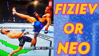 3 Minutes of Rafael Fiziev Dodging Strikes Like He's Neo from the Matrix & Devouring Fighters Alive
