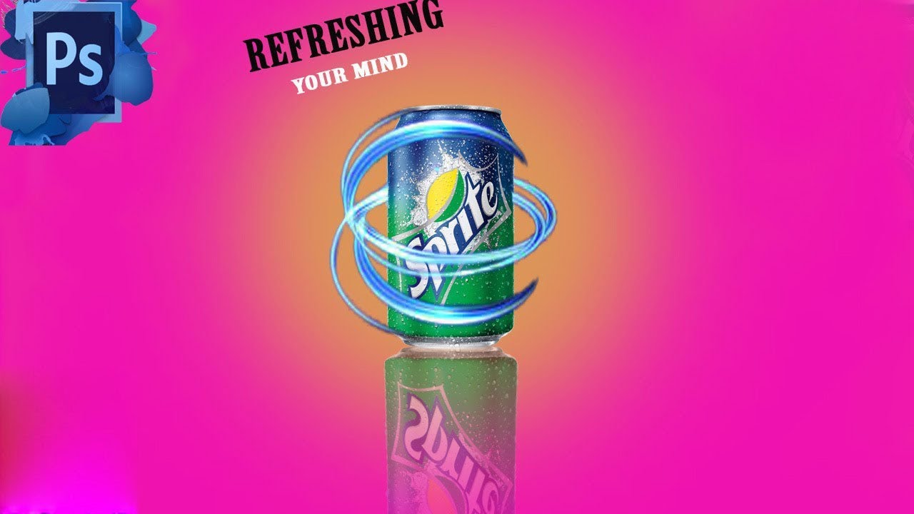 Advertising Poster Design In CS6Photoshop by Blue Bird  