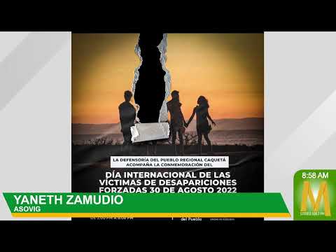 Guaviare: conmemoración del Día Internacional de las Víctimas de Desapariciones Forzadas