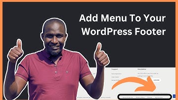 How To Add A Menu To Your Footer In WordPress