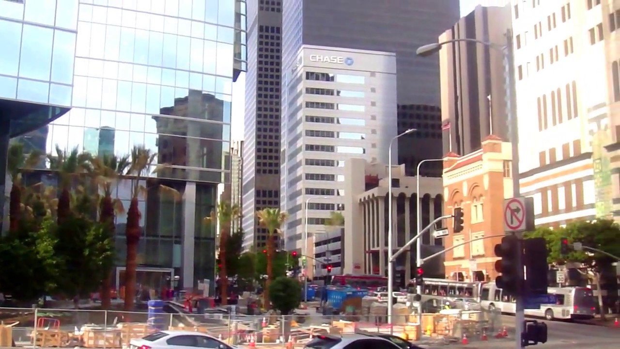 Downtown Los Angeles. My lovely, big city - YouTube