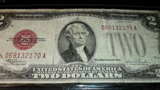 U.S. 1928F $2 Dollar Bill