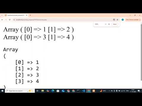 How to Merge Two Arrays into One in PHP | Master array_merge Function Like a Pro! 