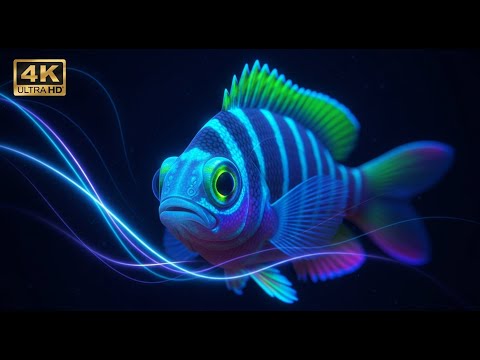 Young Aurora Fish Learns to Navigate Shifting Light Currents | 4K Ocean Sanctuary