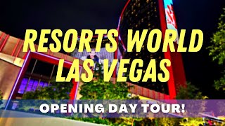 Resorts World Las Vegas Opening Day Property Tour - Casino, Shops, Dining & Infinity Pool w/Views! Infinity Pool Las Vegas